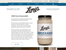 Tablet Screenshot of longshorseradish.com